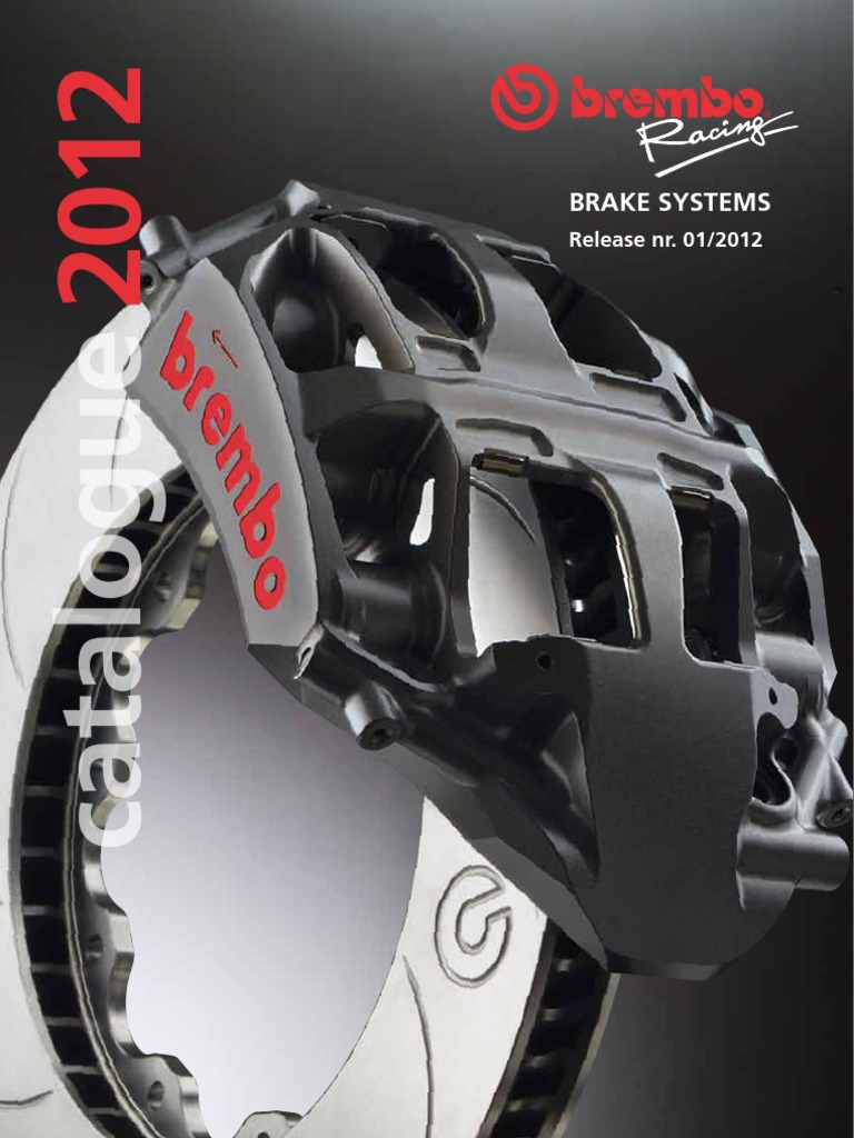 Brembo Racing Catalog 2012 PDF Brake Vehicle Technology