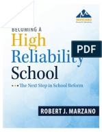 Marzano Becoming A High Reliability School PDF 051613