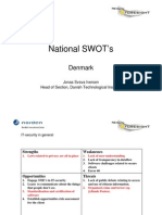 Denmark's National SWOT Analysis on IT Security, E-Health, Export Economy and Traditional Industry