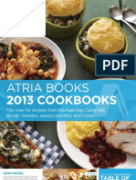 Atria Cookbooks 2013 Brochure