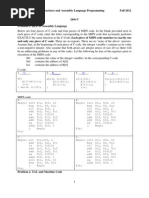 EEC 70 Quiz Solutions