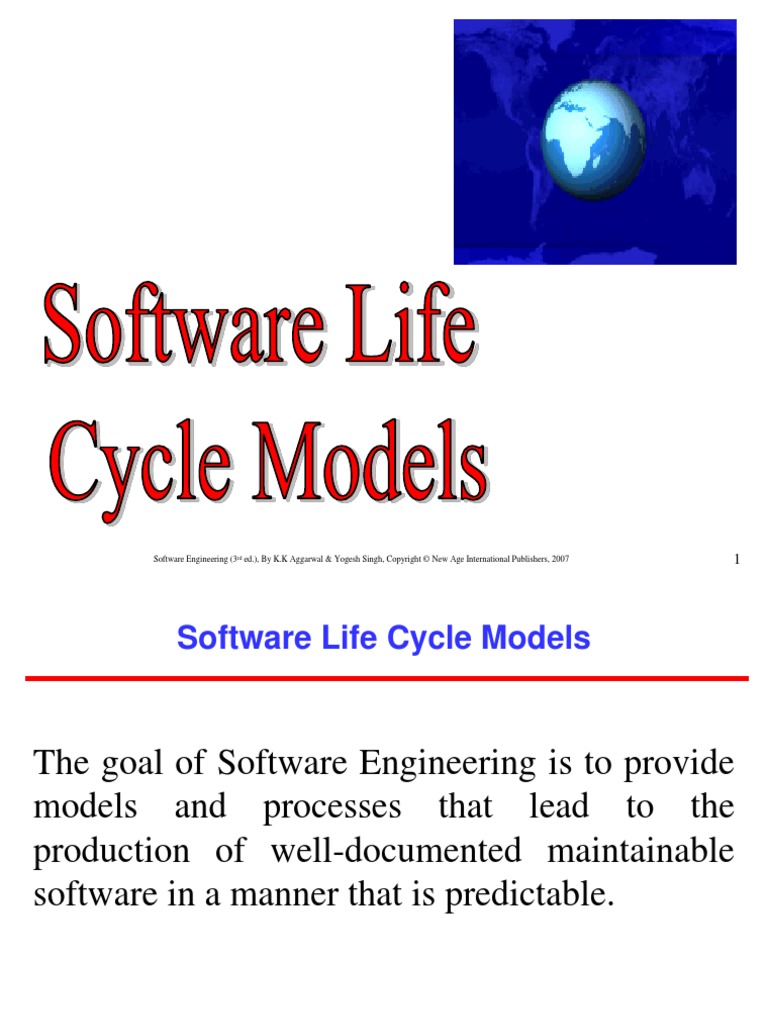 Chapter 2 Software Development Life Cycle Models Download Free Pdf