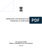 Manual for Operation and Maintenance of Rural Water Supply Scheme