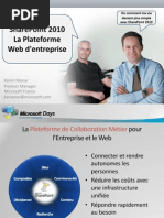 Decouvrez Les Nouvelles Fonctionnalites de SharePoint 2010