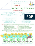 Gardening Classes Flier PDF