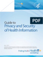 Guide To Privacy and Security of Healthcare Information