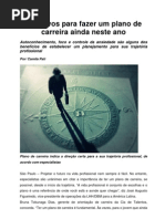 6 Motivos Para Fazer Um Plano de Carreira Ainda Neste Ano