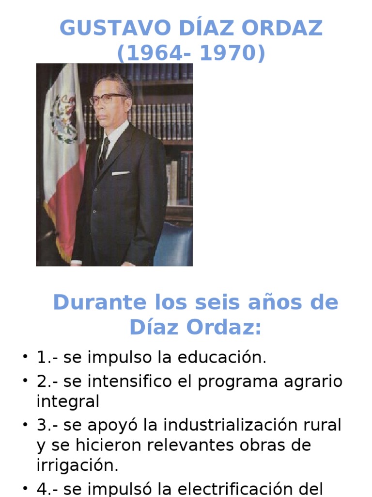 Logros educativos en el sexenio Díaz Ordaz | PDF | Educación Secundaria ...