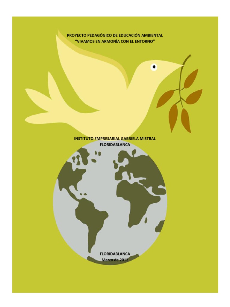 Proyecto de Educación Ambiental Escolar | PDF | Sustentabilidad ...