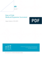 PCG Utah Medicaid Expansion Analysis