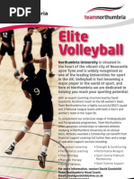 Volleyball Programme Northumbria