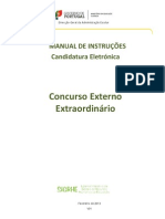 Manual de Instruções - Candidatura Eletrónica _ Concurso Externo Extraordinário