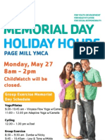 Memorial Day Hours