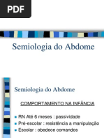 Semiologia de Abdome