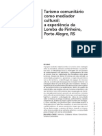 Em Questão-17 (1) 2011-Turismo Comunitario Como Mediador Cultural A Experiencia Da Lomba Do Pinheiro, Porto Alegre, Rs PDF