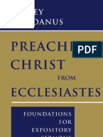 Preaching Christ From Ecclesiastes