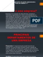 O Que É Uma Empresa