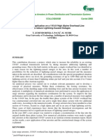 Line Arrester Application On A 110 KV PDF