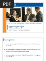 0713 Document Imaging and the SAP Document Imaging and the SAP Content Server 101