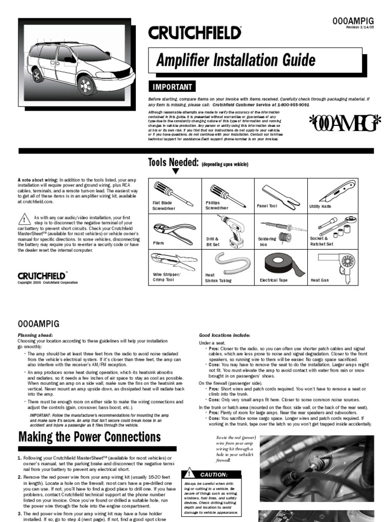 Amp Guide | PDF | Amplifier | Screw