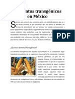 Alimentos transgénicos en México
