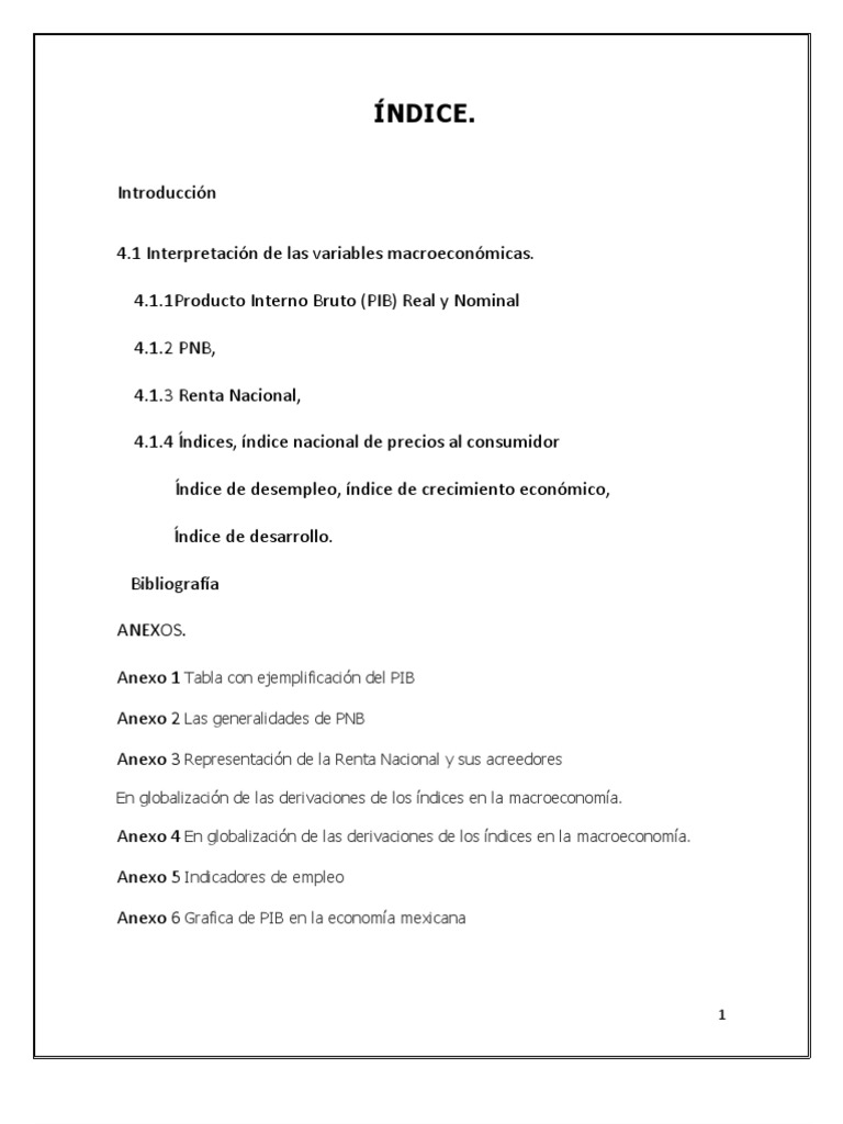 MACROECNOMOAS | PDF | Índice de precios al consumidor | Producto ...