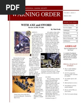 Warning Order 03 - WO3RD
