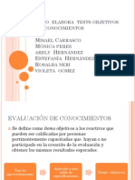 Tema 3. Cómo Elaborar Tests Objetivos de Conocimiento Pt. 1 PDF