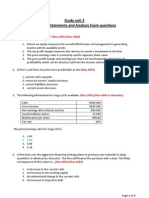 Study Unit 2 Exam Questions