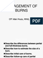 Burns in pediatric patient