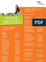 Preston Market Trader Directory 