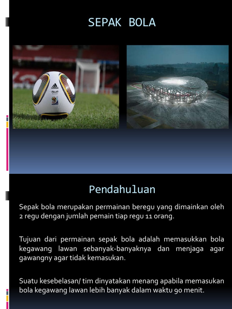 Presentasi SEPAK BOLA Autosaved