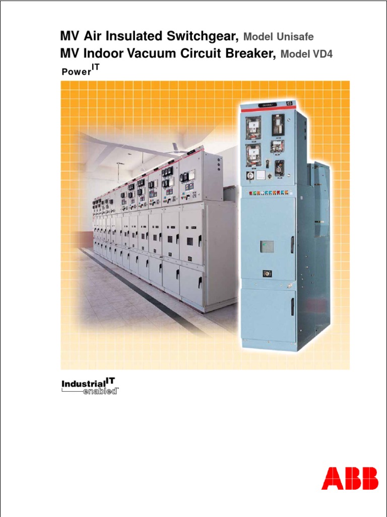ABB VD4 Vacuum Circuit Breaker Guide | PDF | Insulator (Electricity ...