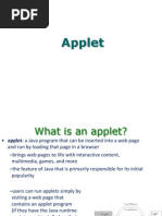 Java - Applets For Object Oriented Programming