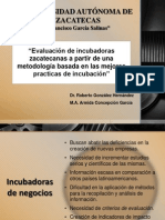 Evaluación de incubadoras zacatecanas (presentacion b)