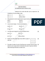 10 Mathematics Area Related To Circle Test 02