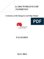 Australia 2013 Palmares