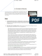 How To Invest in Dividend Stocks PDF