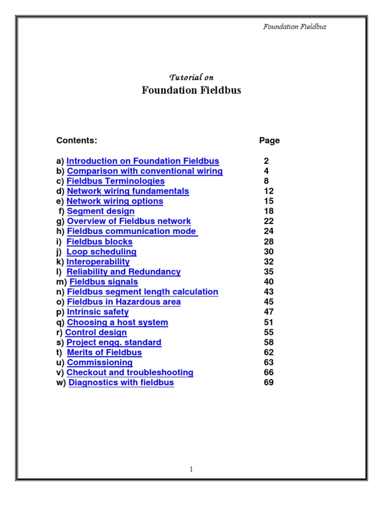 foundation fieldbus wiring diagram foundation fieldbus cable installation and best practices
