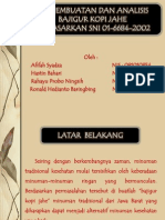 Analisis Bajigur Kopi Jahe