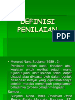 Definisi Penilaian