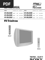 Sony Kv-29ls30e, K, U Kv29ls35b, E, K Chassis Fe2