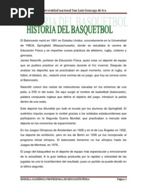 El Baloncesto nació en 1891 en Estados Unidos | Posiciones En qué posición de baloncesto juegas? Dependiendo de ella te