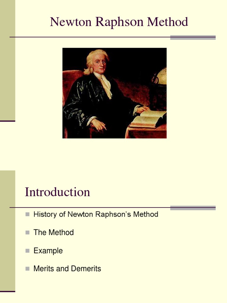 Newton Raphson Method | PDF | Zero Of A Function | Polynomial