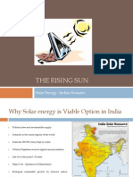 The Rising Sun: Solar Energy - Indian Scenario