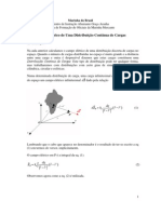 Apostila - Campo Elétrico de Uma Distribuição Contínua de Cargas PDF