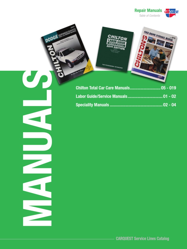 Repair Manuals