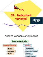 C4-5.Indicatorii variatiei