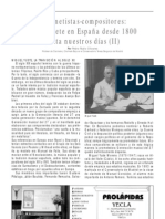 El Clarinete en España Desde 1800 Hasta Nuestros Días (II), Por Pedro Rubio Olivares