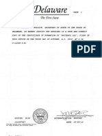 Britesol LLC Certificate of Formation